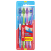 Colgate Extra Clean Flexible Grip Toothbrush;  Medium;  4 Count