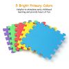 16Pcs Kids Puzzle Exercise Play Mat Interlocking Non-Toxic EVA Floor Mat Multi-Color Anti-Skid Playmat