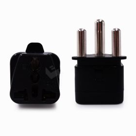 Johannesburg Cape Town Power Converter Socket Non-converter Plug (Color: Black)