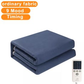 180CM Flannel Electric Blanket Thicker Heater Heated Blanket Mattress Double Body Heating Blankets Thermostat Winter Body Warmer (Color: EU- Common villus, size: 1.8 x 1.5M)