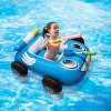 New Inflatable Car Seat Ring For Children With Water Spray Swimming Ring, Water Pool Water Gun Toy, Water Fire Truck Bumper Car