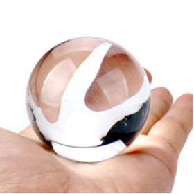 DSJUGGLING Small Size of Clear Acrylic Contact Juggling Ball for Beginners, Kids & Mini Transparent Practice Juggling Ball for Small Hands (size: 60mm)