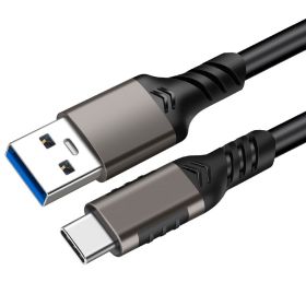 Type-c Data Cable USB3.2A Revolution C Male 3A60W High Current A-C3.0 Conversion (Option: Gun color braided cable-3m)