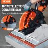 VEVOR Electric Concrete Saw, Motor Circular Saw Cutter, Wet Disk Saw Cutter Includes Water Line, Pump and Blade, for Stone, Brick