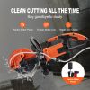 VEVOR Electric Concrete Saw, Motor Circular Saw Cutter, Wet Disk Saw Cutter Includes Water Line, Pump and Blade, for Stone, Brick