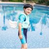 Kids Life Jacket; Kids Swim Vest with Angel Wings Toddler Portable Inflatable Swan Swimming Ring with Adjustable Safety Buckle