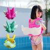 Kids Life Jacket; Kids Swim Vest with Angel Wings Toddler Portable Inflatable Swan Swimming Ring with Adjustable Safety Buckle