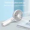 Portable Handheld Fan USB Rechargeable Battery Adjustable Three-block Wind Speed Cooling Desk Fan; Outdoor Travel Magic